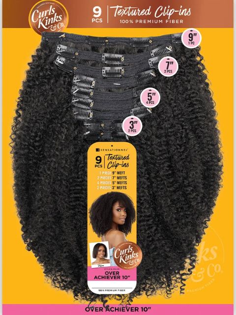 Sensationnel Premium Synthetic CURLS KINKS & CO_CLIP-IN OVER ACHIEVER 10"