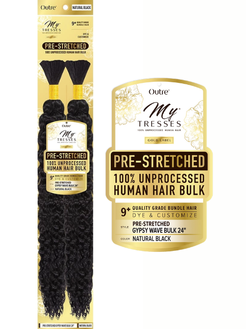 Outre Mytresses Gold Label 100% Unprocessed Human Hair Pre-Stretched GYPSY WAVE Bulk