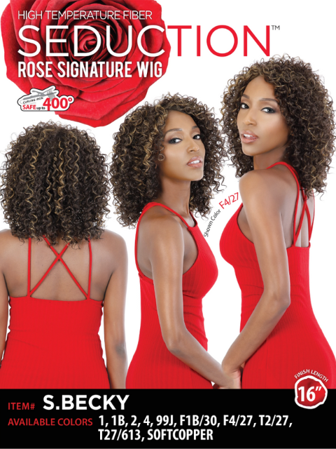Seduction Rose Signature Synthetic Wig - S.BECKY