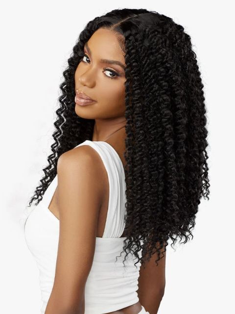 Sensationnel Butta Lace Human Hair Blend HD Lace Wig - KINKY WATER WAVE 18"