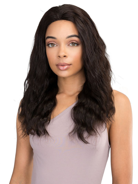 Janet Collection Natural Virgin Remy Human Hair 360 Lace Wig - FRENCH WAVE