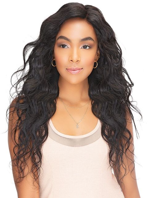 Janet Collection Melt 100% Virgin Human Hair BRAZILIAN BODY Weave 3pcs + 13x5 HD Frontal -BB3PM135