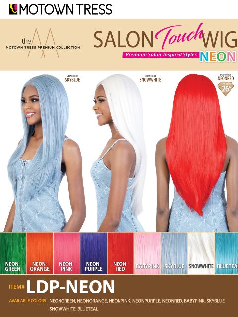 Motown Tress Salon Touch HD Lace Part Wig - LDP-NEON