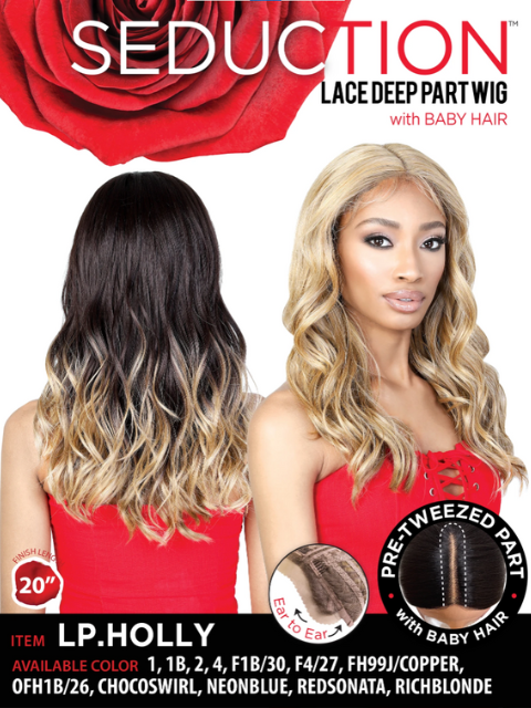 Seduction Slay & Style Pre-Tweezed Lace Deep Part Wig - LP.HOLLY