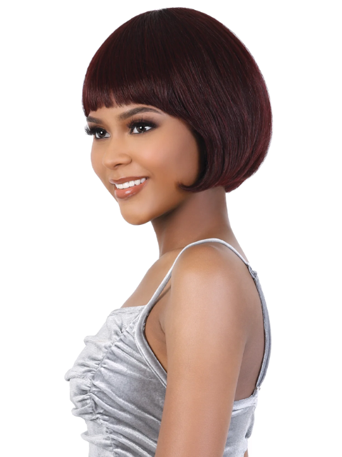 Motown Tress Human Hair Silver Gray Hair Collection Wig - SH.PERRI