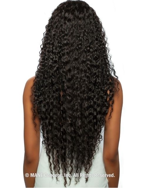 Mane Concept 100% Unprocessed Human Hair Trill 13x4 HD Glueless Lace Wig - TRE2168-WNW JERRY CURL 30"