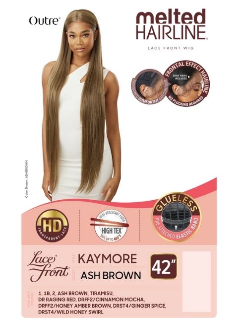 Outre Melted Hairline Premium Synthetic Glueless HD Lace Front Wig - KAYMORE