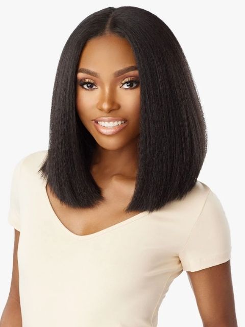 Sensationnel Kinky Edges 13x6 Textured Lace Wig KINKY BOB 14"