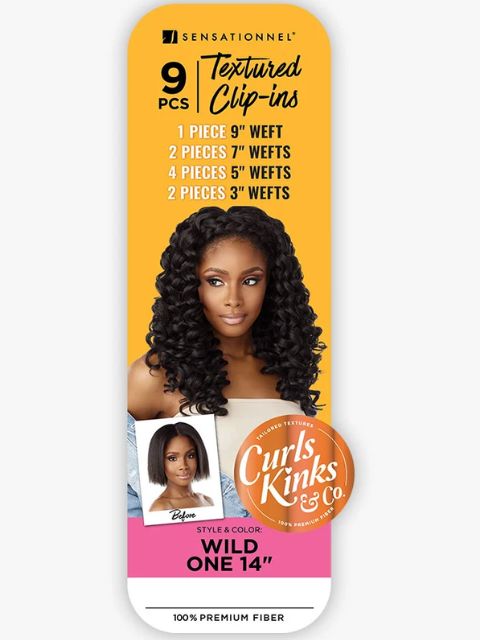 Sensationnel Premium Synthetic CURLS KINKS & CO_CLIP-IN WILD ONE 14"