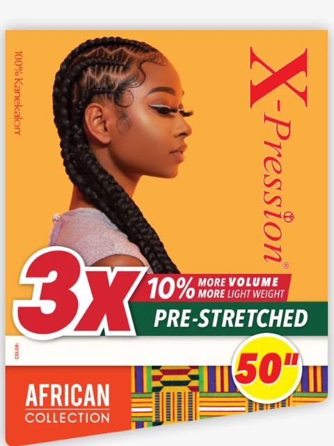 Sensationnel African Collection 3X X-Pression Pre-Stretched Braid 50"