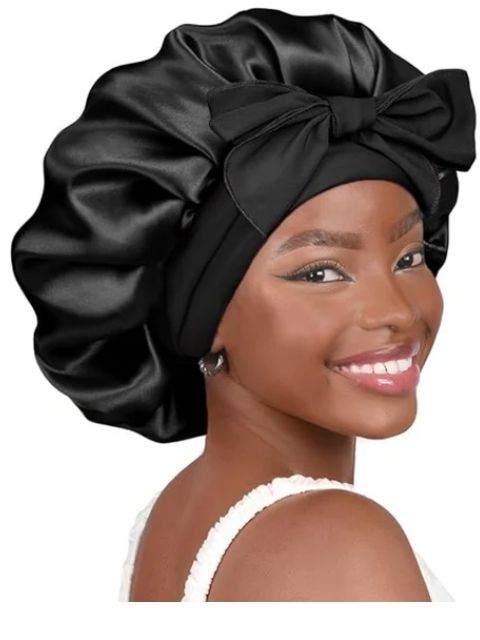 Ms. Remi Silky Wide Edge Strap Day & Night Cap, XL #3702 (Pink, Beige ...