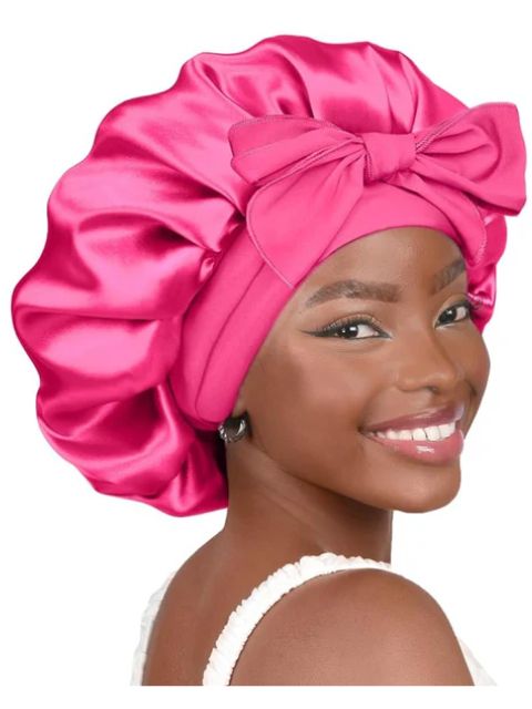 Ms. Remi Silky Wide Edge Strap Day & Night Cap, XL #3702 (Black, Pink, Beige, Blush, Purple)