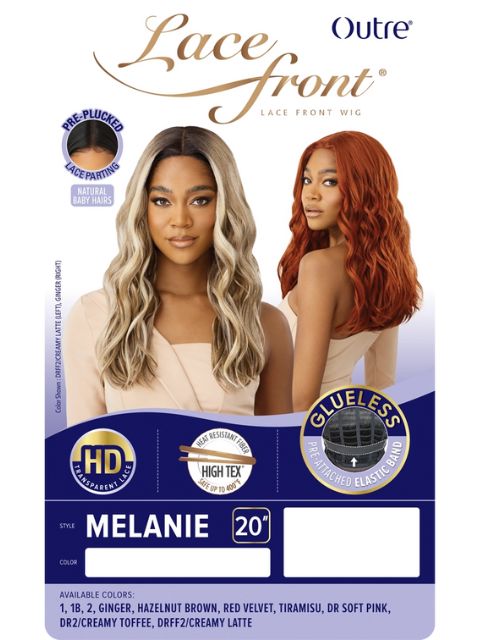 Outre HD Transparent Glueless Lace Front Wig - MELANIE