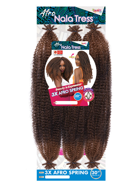 *BOGO DEAL Janet Collection Nala Tress 3X AFRO SPRING Crochet Braid 30"- 3XAFS18