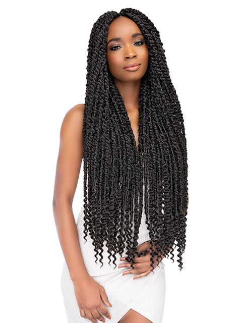 Janet Collection Nala Tress 3X EZ SPLIT Pre-Stretched DEEP Wave Braid 56" (3pcs)