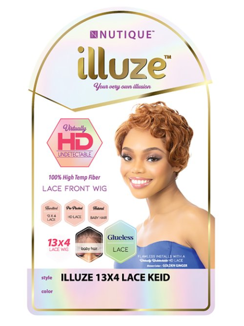 Nutique Illuze Virtually Undetectable 13x4 Glueless HD Lace Wig - KEID