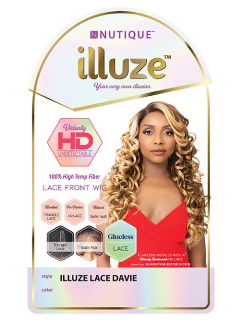 Nutique Illuze Virtually Undetectable Glueless HD Lace Wig - DAVIE