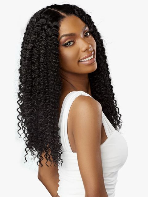 Sensationnel Butta Lace Human Hair Blend HD Lace Wig - KINKY WATER WAVE 18"