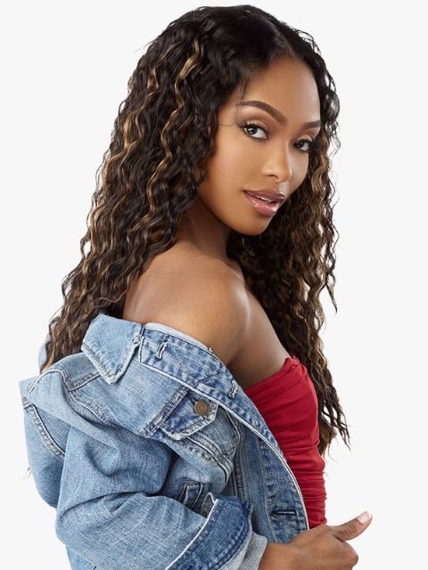 Sensationnel Premium Synthetic CURLS KINKS & CO_V-PART V-UNIT 7" Wig