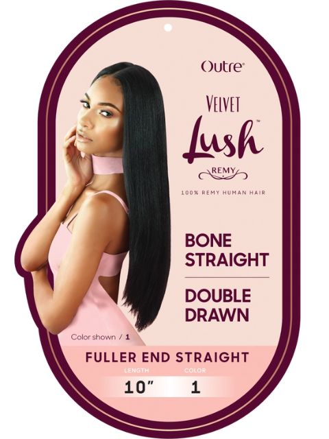 Outre 100% Human Hair VELVET LUSH-FULLER END STRAIGHT REMI Weaves