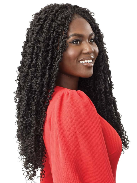 Outre X-Pression Twisted Up Glueless Lace Front Braid Wig - BUTTERFLY PASSION TWIST 26