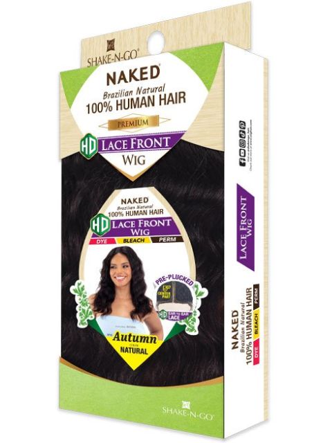 Shake N Go Naked Brazilian 100% Natural Human Hair Lace Front Wig - AUTUMN*BFCM