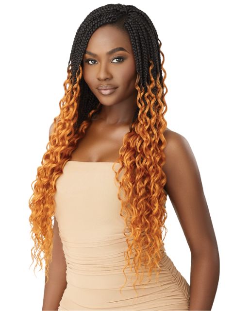 [MULTI PACK DEAL] Outre X-Pression Twisted Up Crochet Braid 3X BOX BRAID LOOSE WAVE 24"- 10pcs