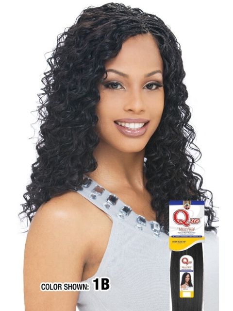 Shake N Go  Que Human Hair Blend DEEP BULK 18" Braid