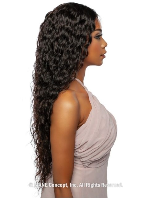 Mane Concept Trill 100% Unprocessed Human Hair HD Lace Front Wig - TR211 DEEP WAVE 30"