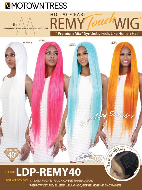 Motown Tress Remy Touch HD Lace Part Wig - LDP-REMY40