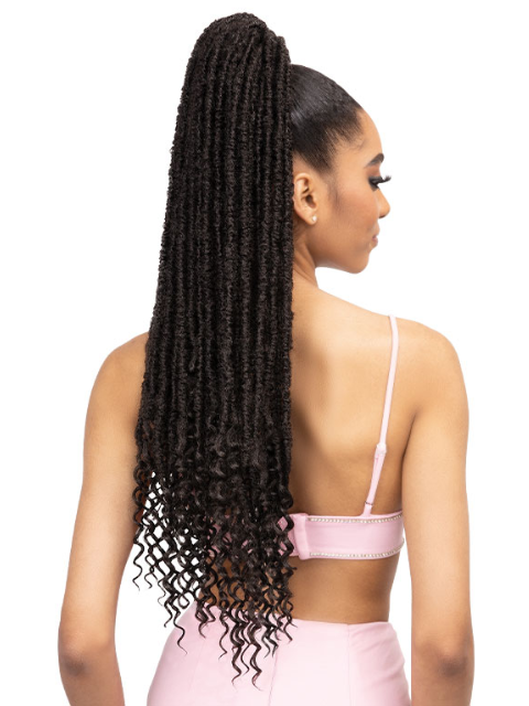 Janet Collection Remy Illusion Braid Ponytail - TAMPA