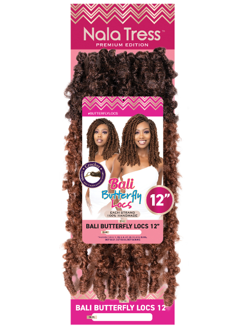 *BOGO DEAL Janet Collection Nala Tress BALI BUTTERFLY LOCS Crochet Braid 12"- BLBTFL12