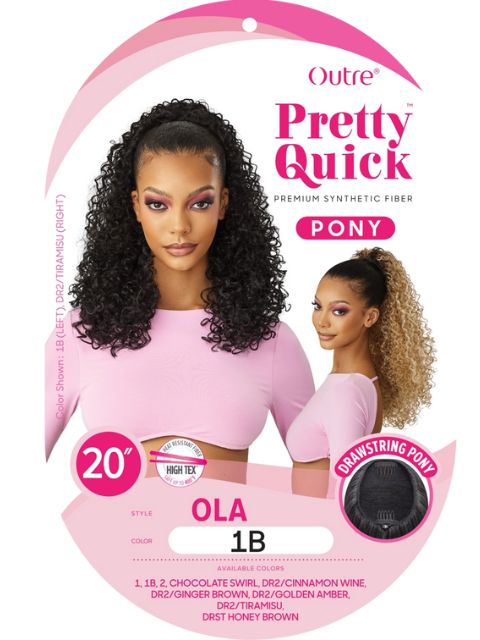 Quick Draw Strings Outre Pretty Quick Draw String Pony - OLA – Hair Stop and Shop
