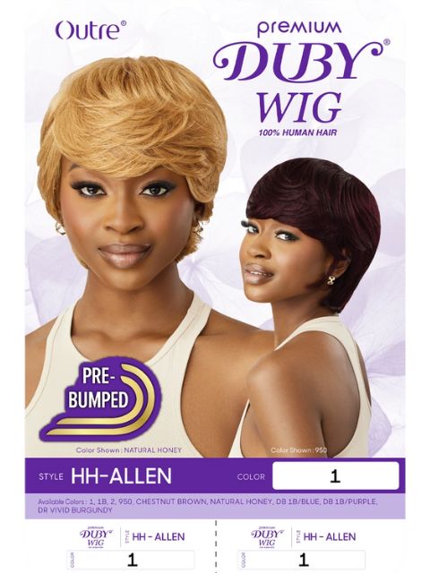 Outre Premium Duby Human Hair Full Wig - HH-ALLEN