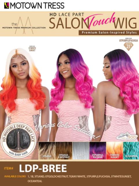 Motown Tress Salon Touch HD Lace Part Wig - LDP-BREE