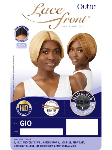 Outre HD Transparent Glueless Lace Front Wig - GIO