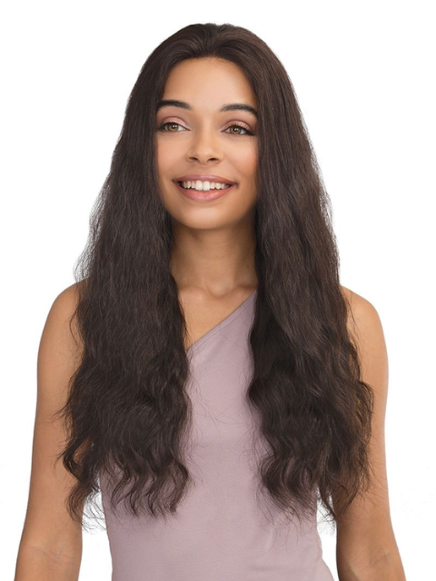 Janet Collection Natural Virgin Remy Human Hair 360 Lace Wig - FRENCH WAVE