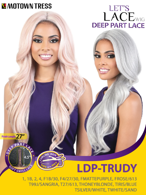 Motown Tress Let's Deep Part Lace Front Wig - LDP-TRUDY