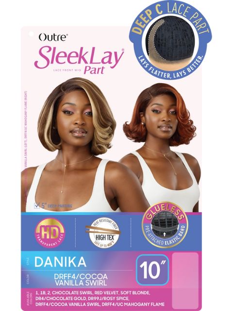 Outre SleekLay Part HD Transparent Deep C Part Lace Front Wig - DANIKA