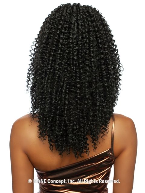 Mane Concept Brown Sugar Wrap&Tie DrawString BS SPIRAL STRAW CURL WNT 18- BSWNT16