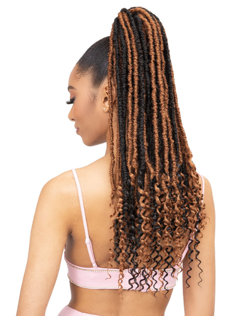 Janet Collection Remy Illusion Braid Ponytail - TAMPA