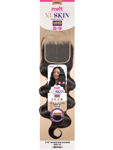 Janet Collection 5X5 NUSKIN Ultra HD Lace Closure - BODY *BFCM