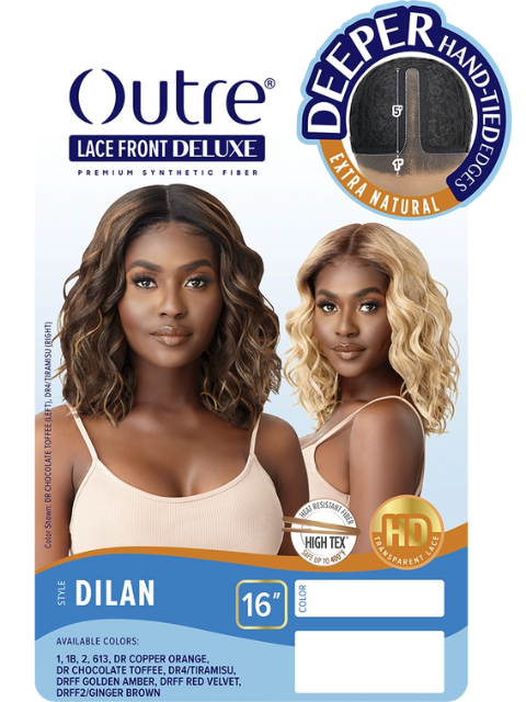Outre Premium Synthetic Glueless Deluxe Lace Front Wig - DILAN