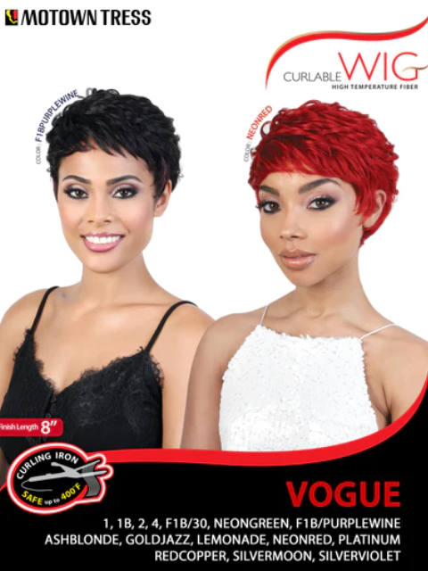 Motown Tress Curlable Premium Synthetic Wig - VOGUE