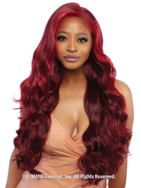 Mane Concept Brown Sugar Skin Bond Lace Pre-Cut Glueless Wig- BSSB206 13X6 GLUELESS 02