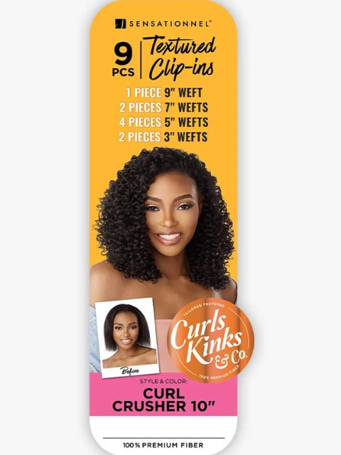 Sensationnel Premium Synthetic CURLS KINKS & CO_CLIP-IN CURL CRUSHER 10"