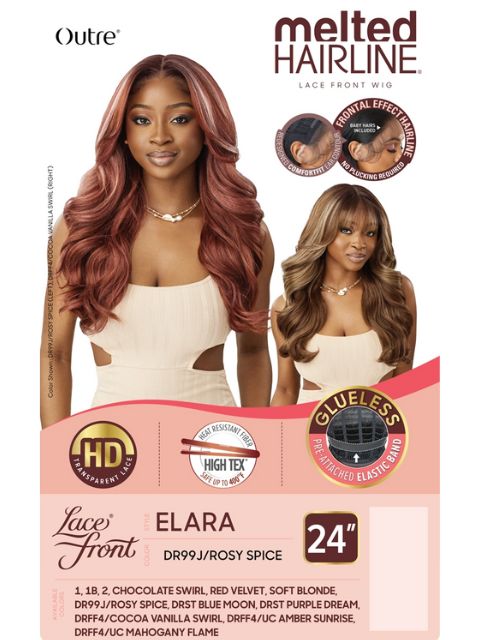 Outre Melted Hairline Premium Synthetic Glueless HD Lace Front Wig - ELARA