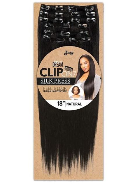 Zury Sis Natural Dream Clip On 7 Synthetic Hair Weaves - CLIP NATURAL YAKY