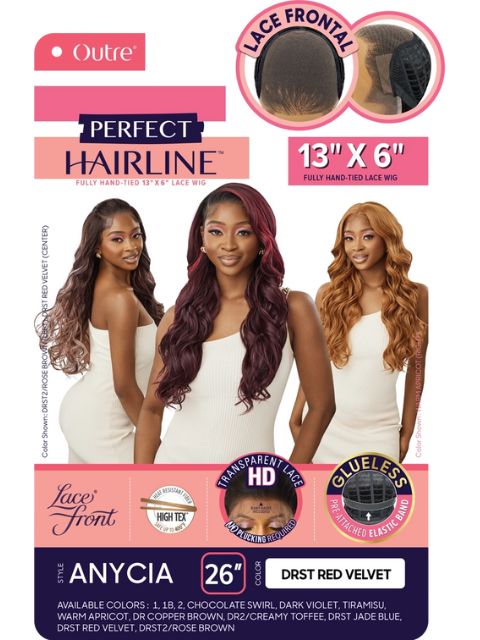 Outre Perfect Hairline Fully Hand-Tied 13X6 Glueless HD Lace Front Wig  - ANYCIA