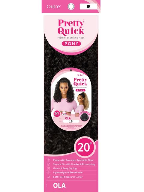 Quick Draw Strings Outre Pretty Quick Draw String Pony - OLA – Hair Stop and Shop